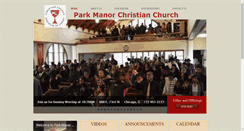 Desktop Screenshot of parkmanorchristianchurch.org